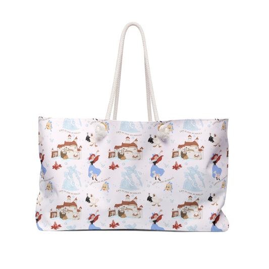Life is the Bubbles weekender bag