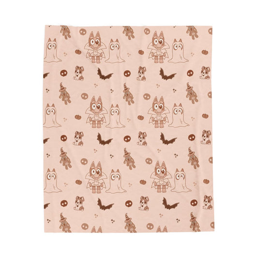 Blue Dogs Halloween blanket - pre order