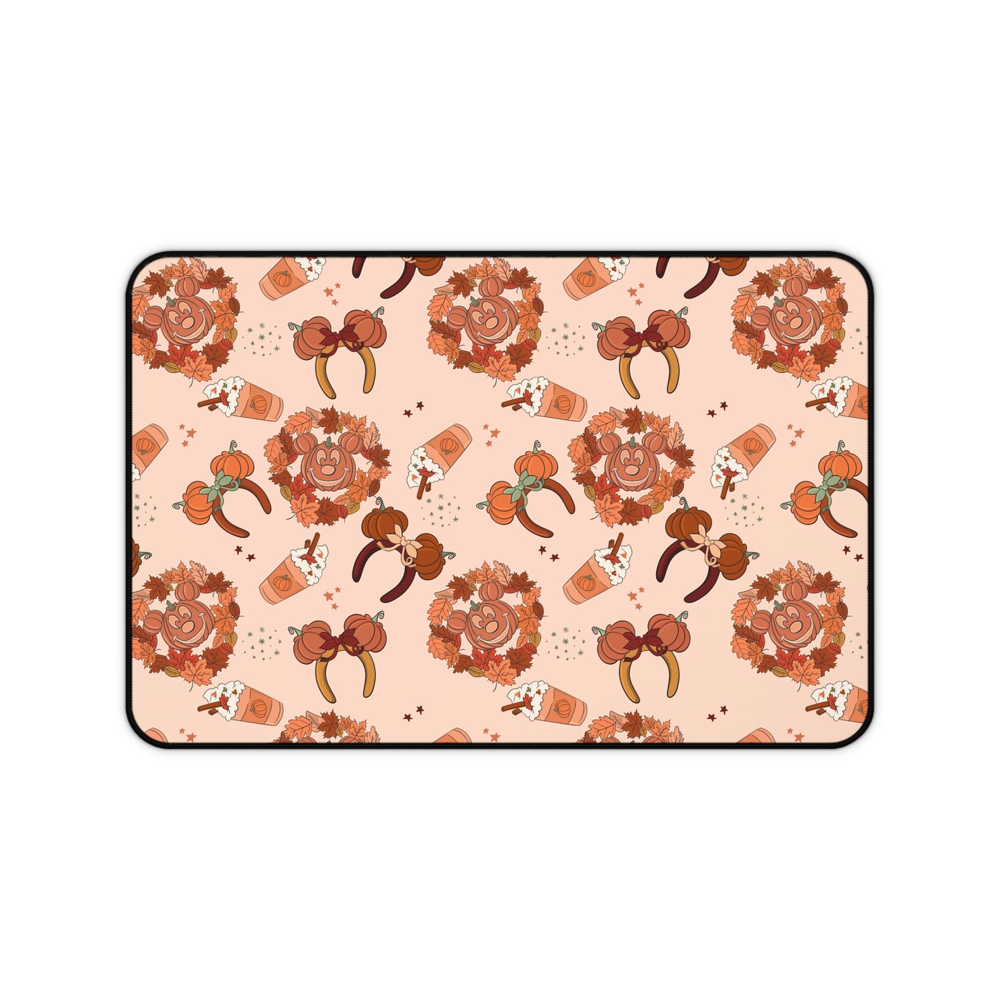 Main St Pumpkin Desk Mat - exclusive