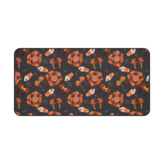Main St Pumpkin Desk Mat - exclusive