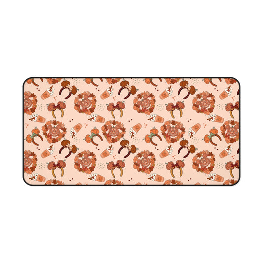 Main St Pumpkin Desk Mat - exclusive