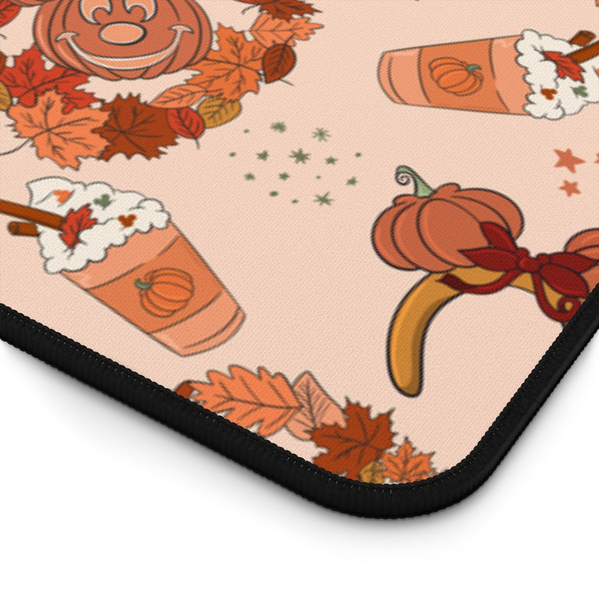 Main St Pumpkin Desk Mat - exclusive