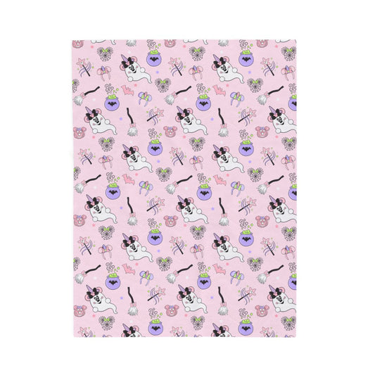 𝗠𝗶𝗻𝗻𝗶𝗲 𝗚𝗵𝗼𝘀𝘁𝘆 𝗪𝗶𝘁𝗰𝗵 𝗯𝗹𝗮𝗻𝗸𝗲𝘁 𝗲𝘅𝗰𝗹𝘂𝘀𝗶𝘃𝗲 Cozy Blanket