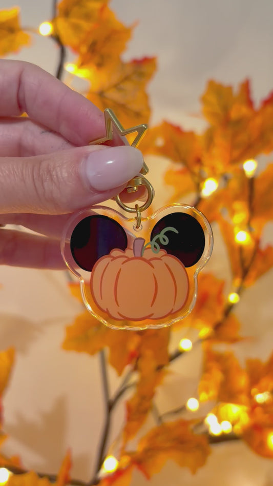 BOO CREW Keychain - ready to ship • Pumpkin