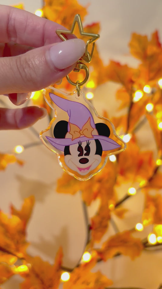 BOO CREW Keychain - ready to ship • Witch