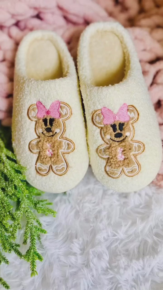 Pink Gingy Slippers- PRE ORDER